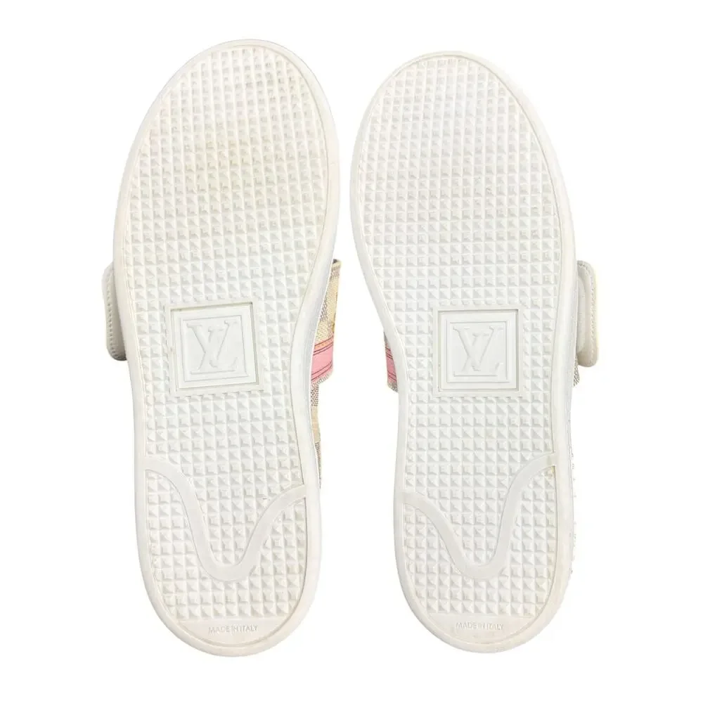 Louis Vuitton Women’s US 5/5.5 2018 Damier Azur Summer Trunks Frontrow Sneakers